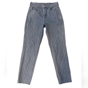 American Eagle striped denim pants
